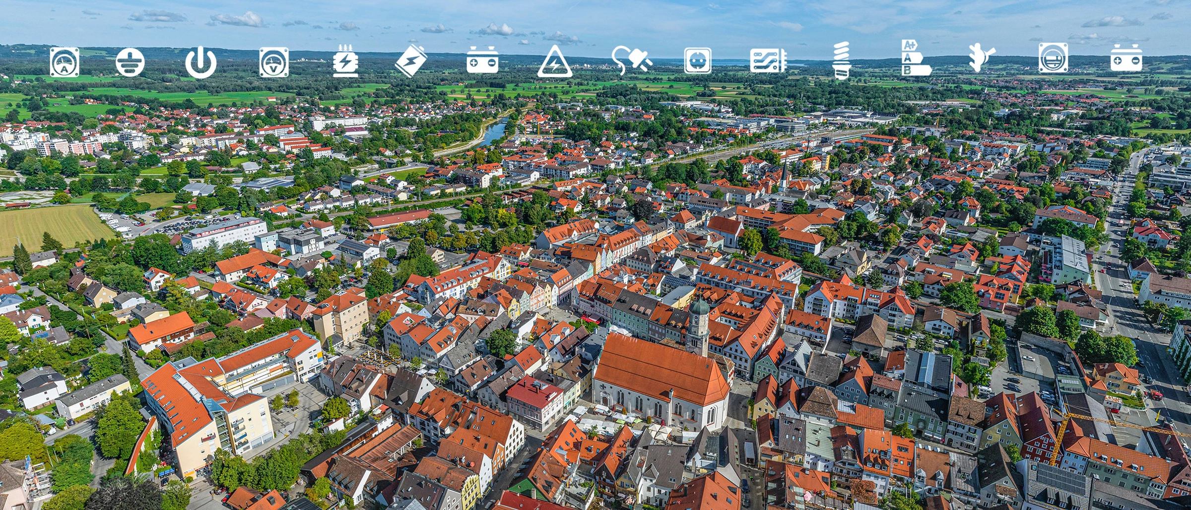 Luftaufnahme Weilheim